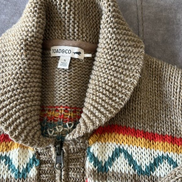 Toad&Co nitsa zip cardigan - Picture 8 of 10